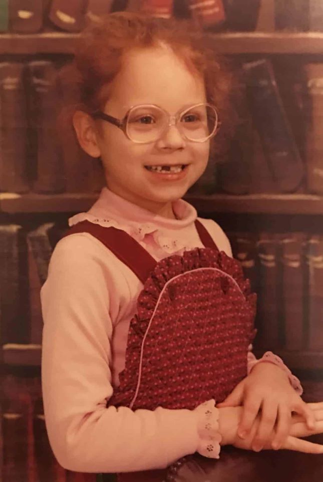 author's school picture in the early '80s